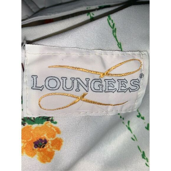 Vintage Floral Pullover Dress Robe LOUNGEES Nightgown - Picture 16 of 16